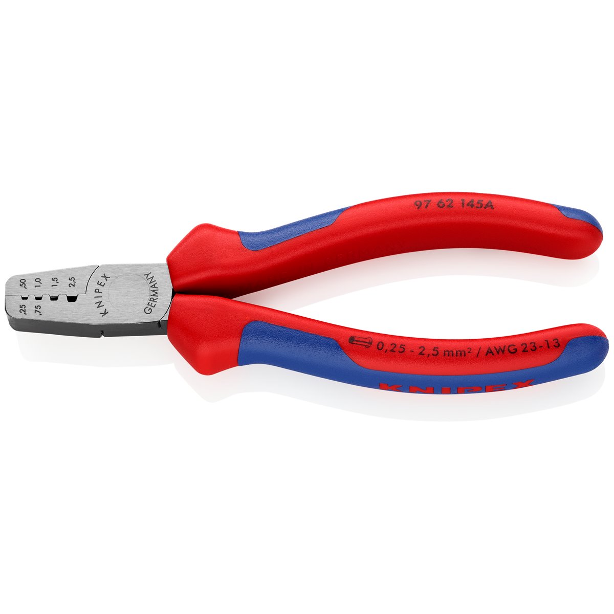 Knipex 97 62 145 A CRIMPING PLIERS F. CABLE LINKS 