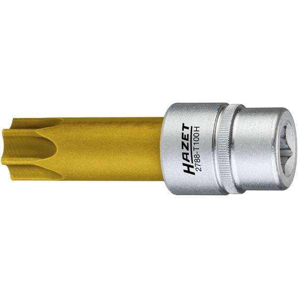 Hazet 2788-T100H Camshaft-Adjusting TX Screwdriver Insert with borehole