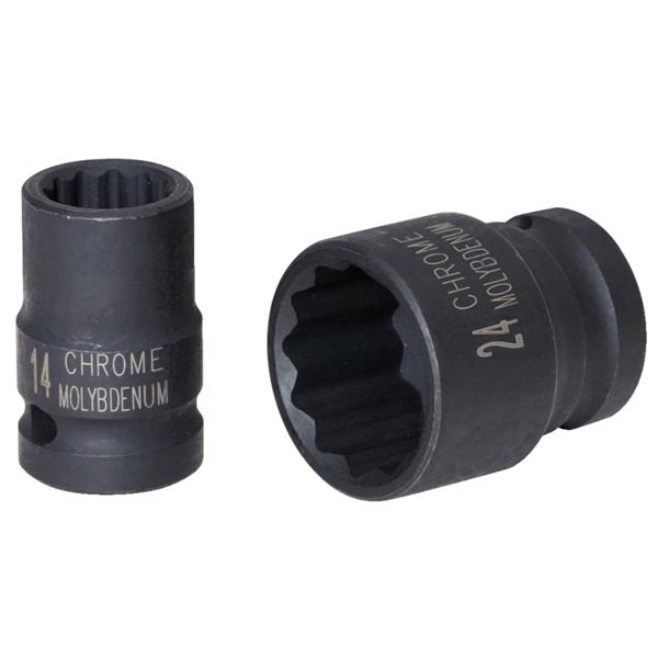 KS-Tools 515.0913 1/2" Kraft-Stecknuss 12kt 13 mm kurz