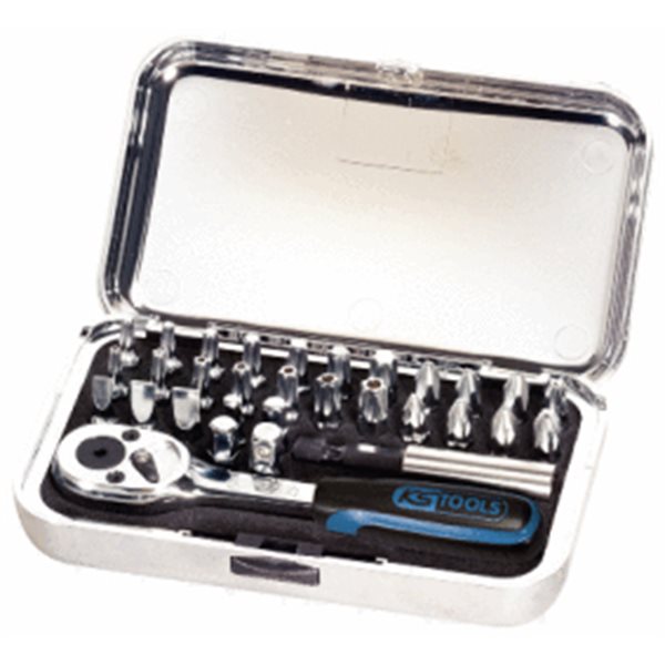 KS-Tools 918.4500 1/4" CHROME+ Bit-Satz,31-tlg." 