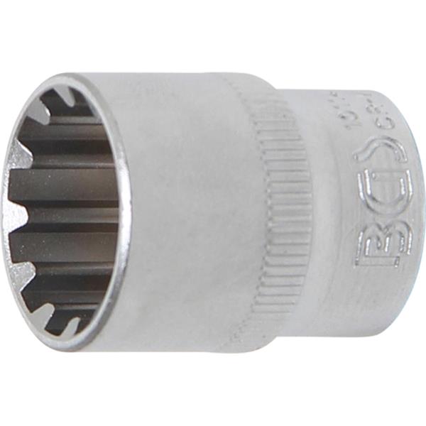 BGS 10114 Steckschlüssel-Einsatz Gear Lock, Antrie b Innenvierkant 6,3 mm (1/4"), SW 14 mm