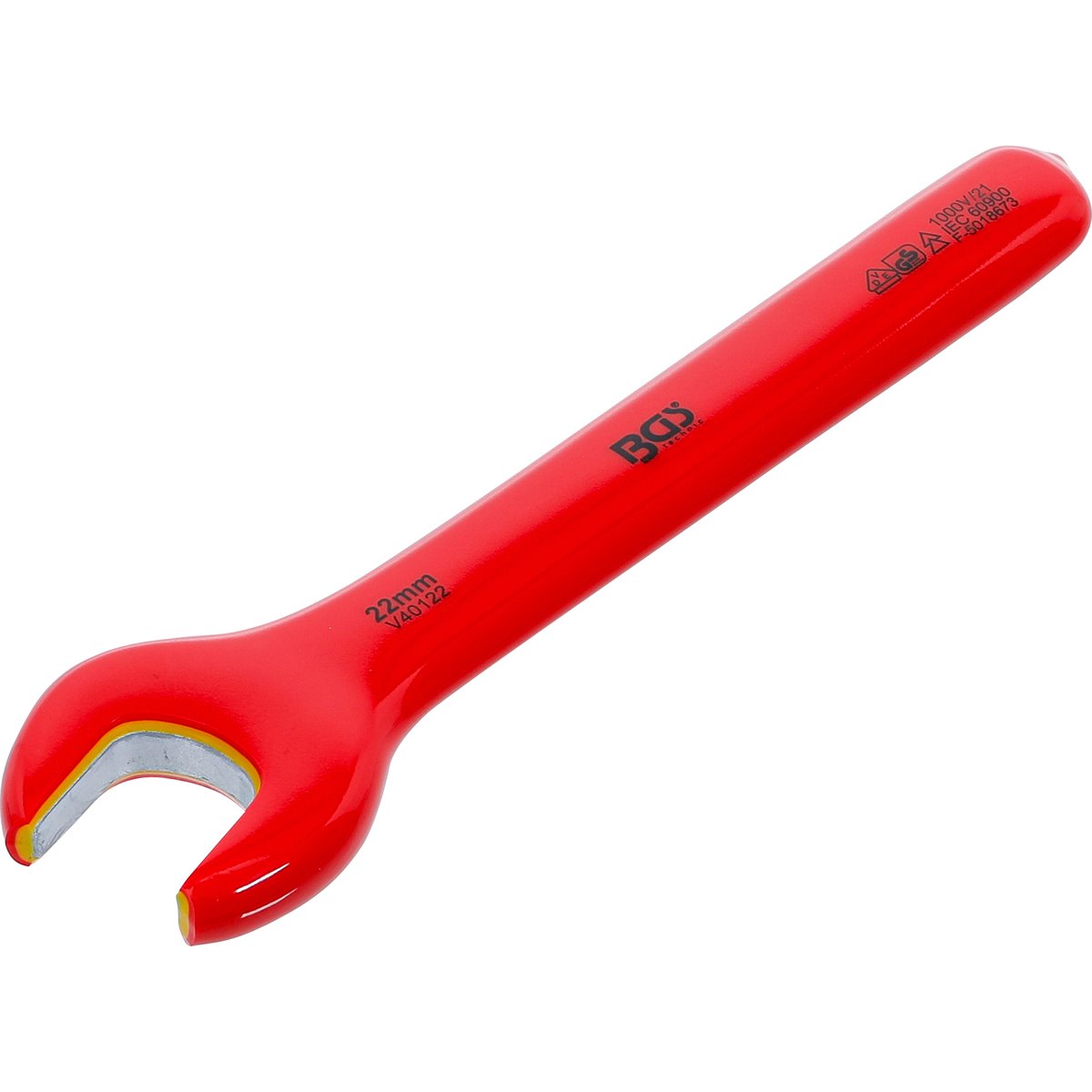 BGS 71072 VDE Single Open End Spanner, 22 mm 