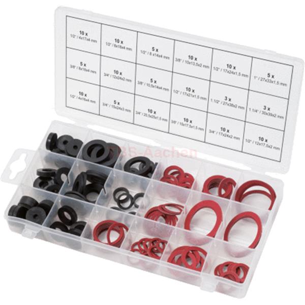 KS-Tools 970.0190 Washers assortment, plumbing, 14 1 pcs