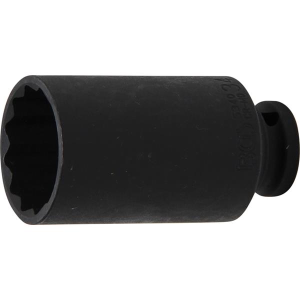 BGS 5340 Kraft-Steckschlüssel-Einsatz Zwölfkant, A ntrieb Innenvierkant 12,5 mm (1/2"), SW 34 mm