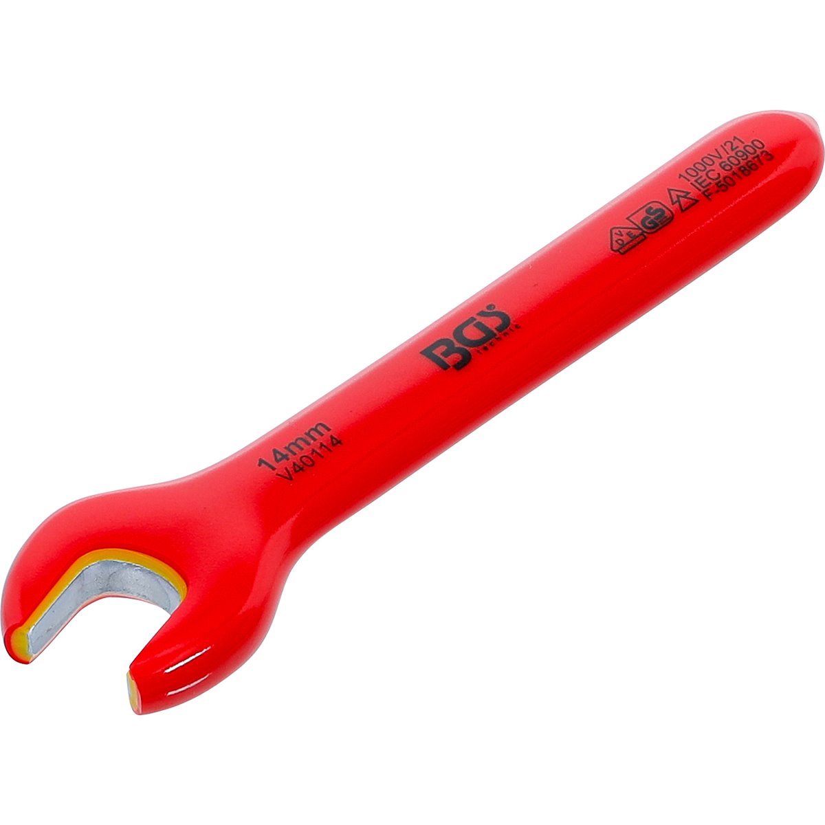 BGS 71064 VDE Single Open End Spanner, 14 mm 