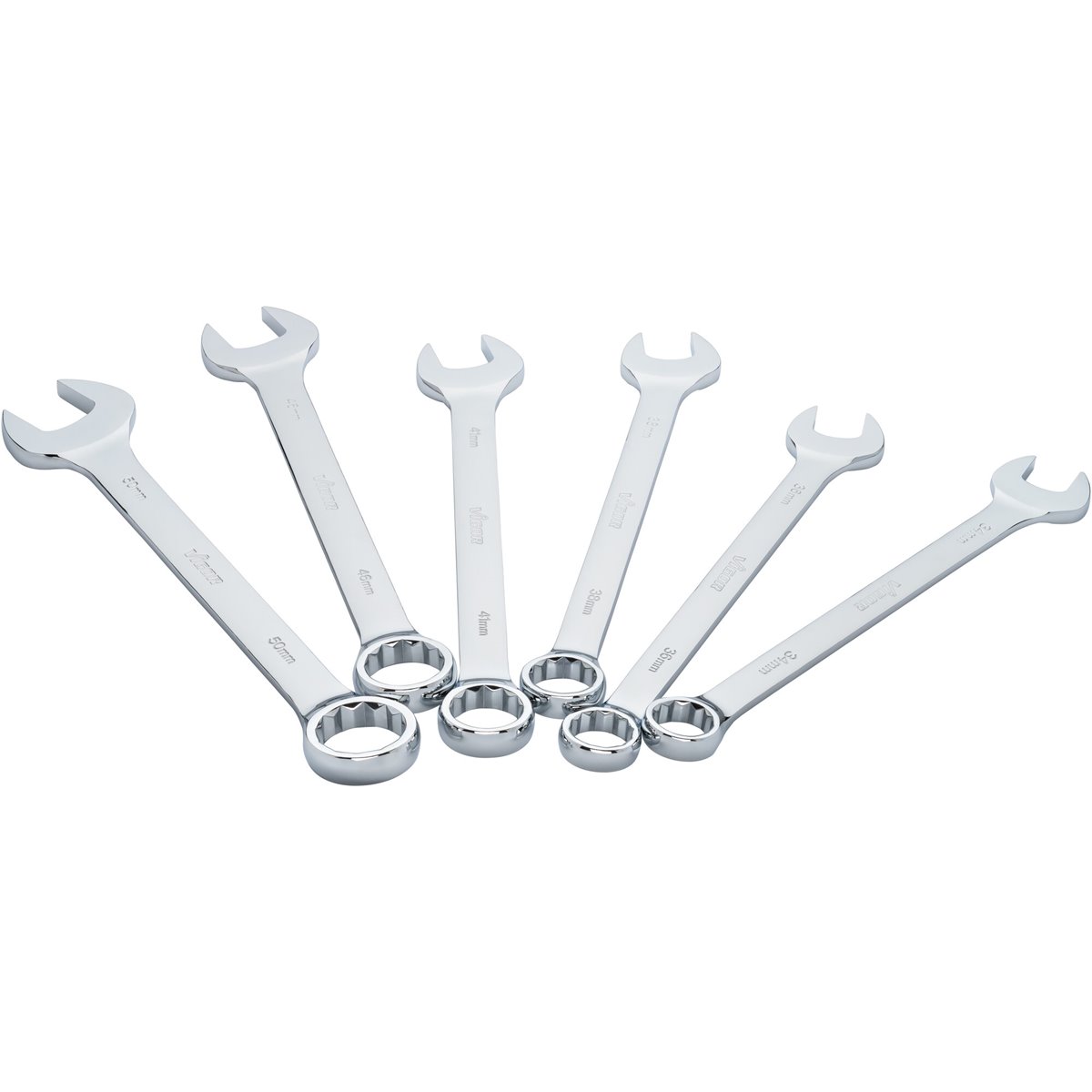 Vigor V7740/6 Ring-Maulschlüssel Satz SW 34-50 