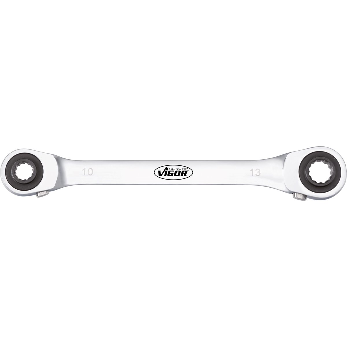 VIGOR V2705 double ratcheting-ring wrench, 4 in 1