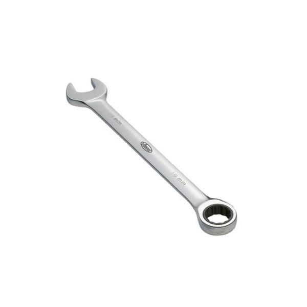 Vigor V1029 ratchet combination wrench, size 18 mm