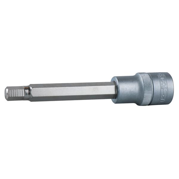 KS-Tools 911.1328 1/2" Bit-Stecknuss Innen6kt 8 mm , lang