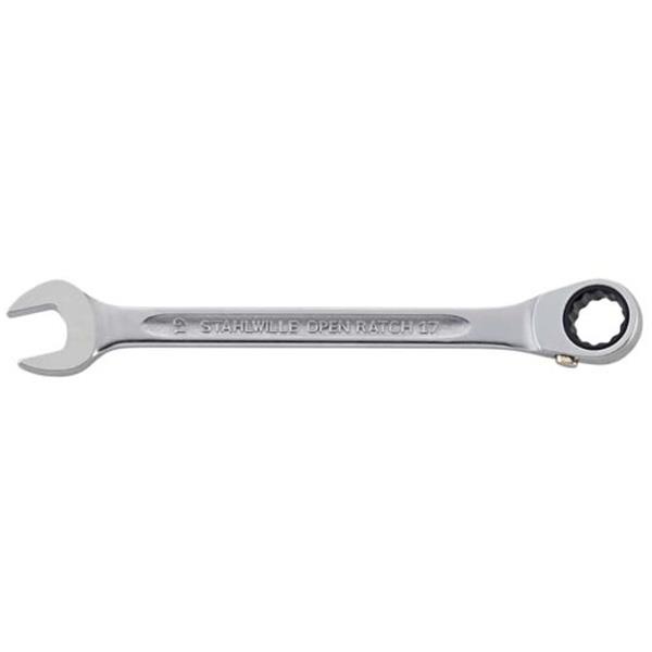 Stahlwille 17 11 Combination ratcheting spanner, o ffset