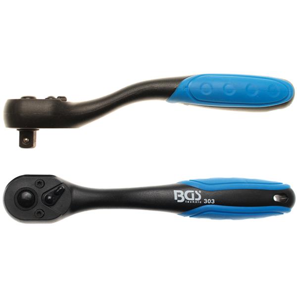 BGS 303 Reversible Ratchet, plastic body, 10 mm (3 /8")