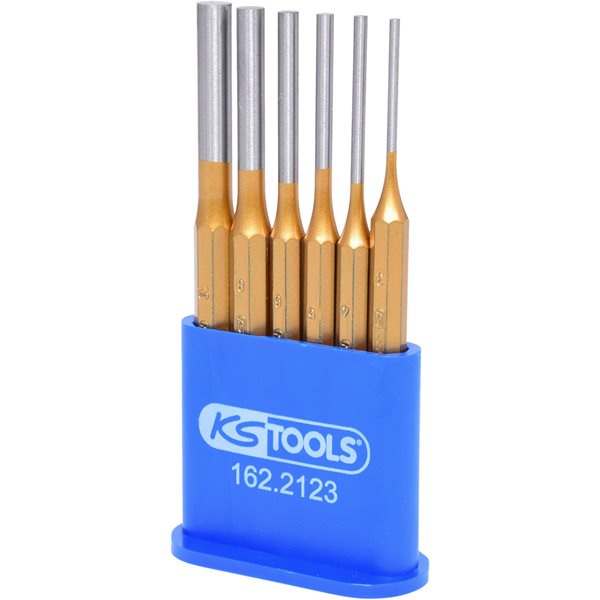 KS-Tools 162.2123 Pin punch set, 6 pcs Ø3-4-5-6-8- 10mm