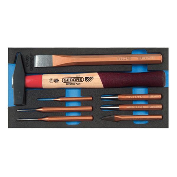 Gedore 1500 CT1-350 Chisel set in Check-Tool-Modul e