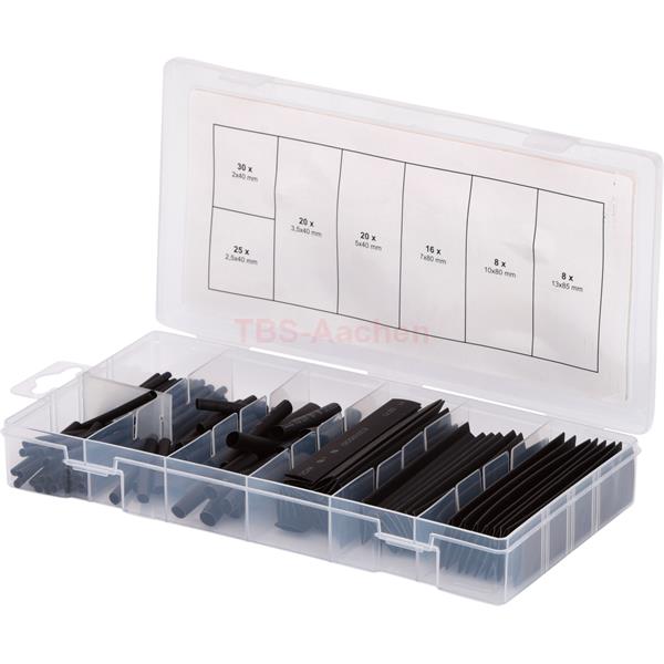 KS-Tools 970.0230 Shrink-on tubes assortment,2.0x4 0-13x80, 127 pcs