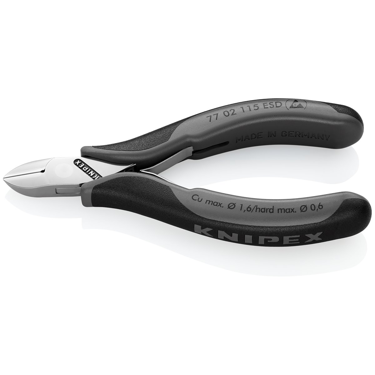 Knipex 77 02 115 ESD Elektronik-Seitenschneider 