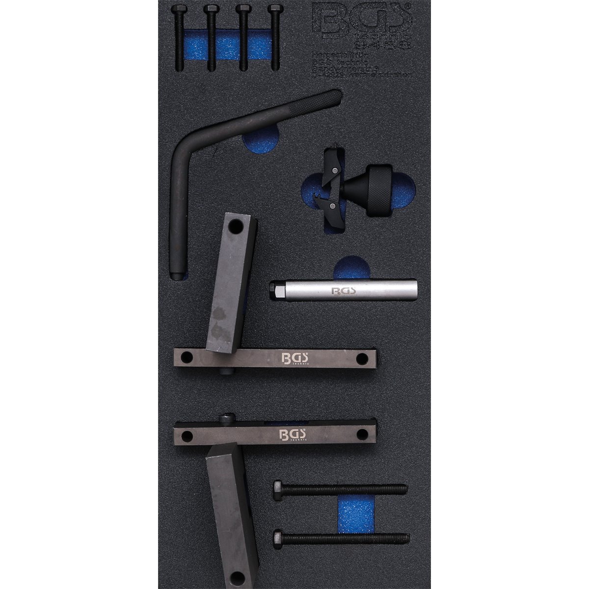 BGS 9458 Tool Tray 1/3: Engine Timing Tool Set, fo r BMW S65