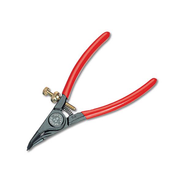 Gedore 8000 A 0G Circlip pliers for external retai ning rings, angled 30 degrees 1.5-3.5 mm