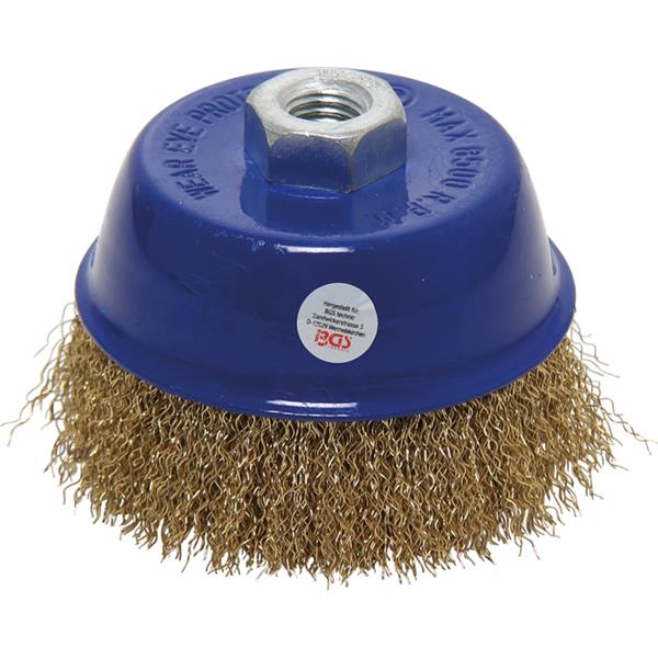 BGS 3987 Wire Cup Brush, M14 x 2.0 mm Drive, Ø 100 x 67 mm