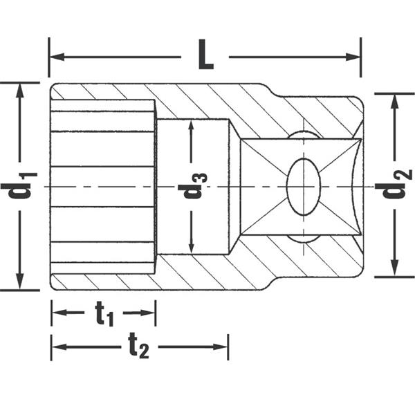 Stahlwille 50 10 mm Socket