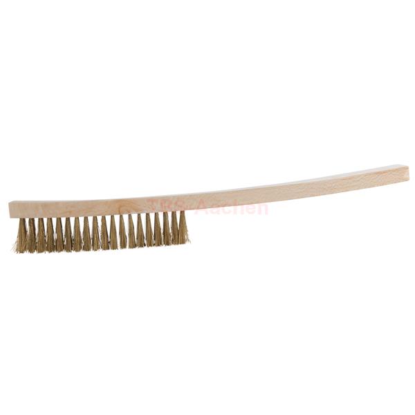 KS-Tools 963.9581 BRONZEplus Drahtbürste, ZinnBRON ZEplusdraht, gewellt, 3 Reihen