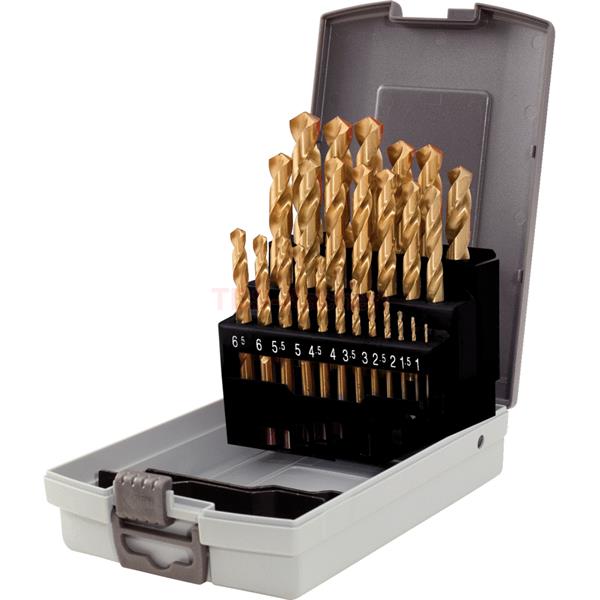 KS-Tools 330.4623 HSS TiN Spiralbohrer-Satz,25-tlg 