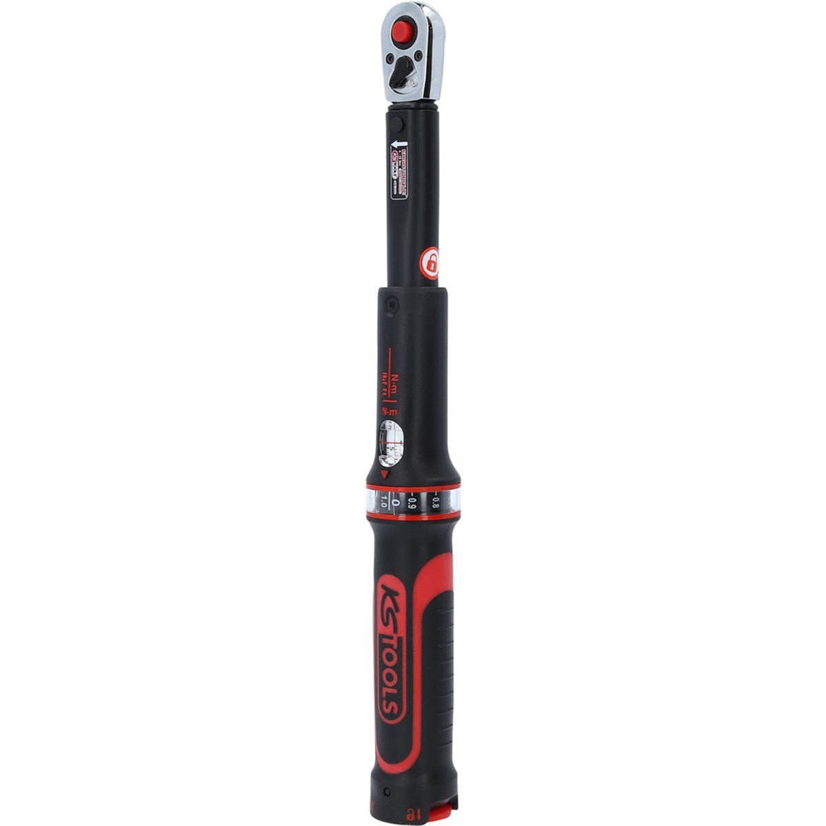 KS-Tools 516.1512 1/4" ERGOTORQUE®precision torque wrench with reversible ratchet head, 1-25Nm
