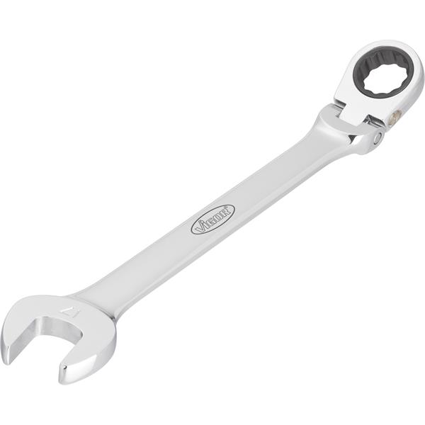 Vigor V2811&nbsp;hinged ratcheting combination wrench, size 15