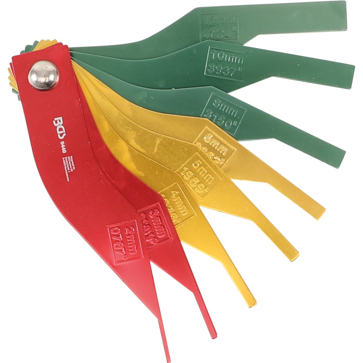 BGS 9440 Brake Lining Wear Indicator Set, Aluminiu m, 8 pcs.