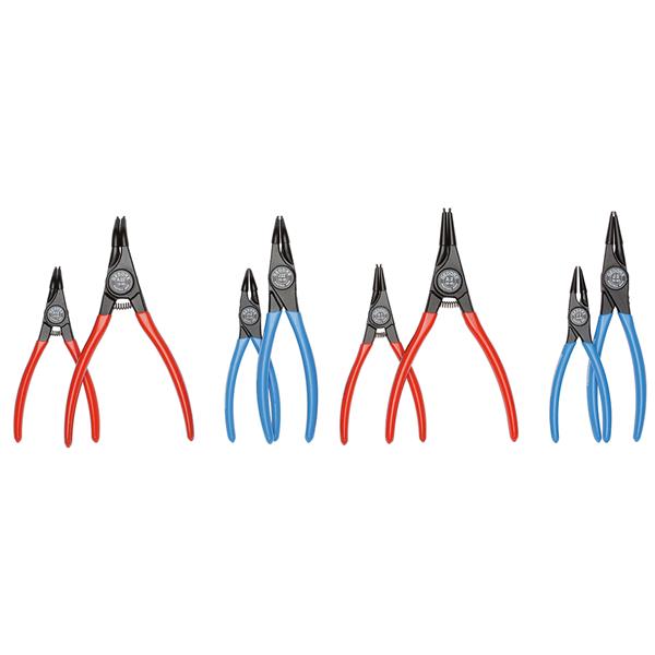 Gedore S 8028 Set of circlip pliers, 8 pcs 