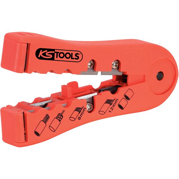 KS-Tools 115.1241 Wire stripper+cable cutter, 2,5- 12mm