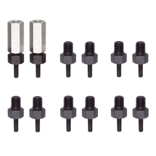 Kukko 18-0-AS Screw Adapter Set (14 Parts) F.18-0/ 18-1 (M4-5-6-8-10-12)