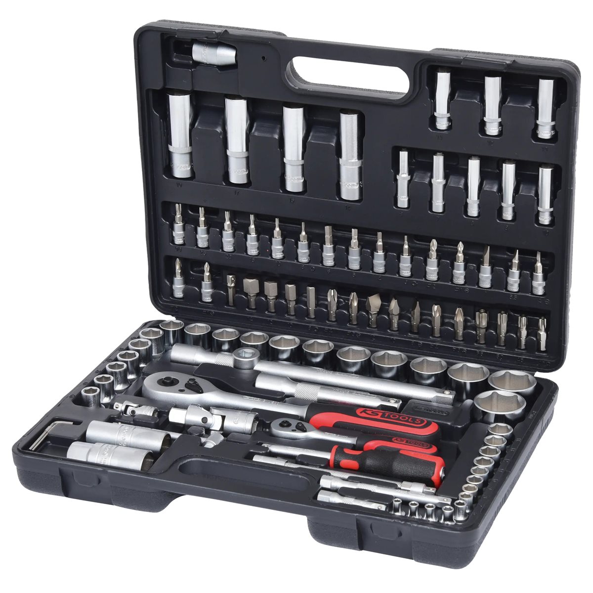 KS-Tools 911.0694 1/4" +1/2" Socket set, 94 pcs