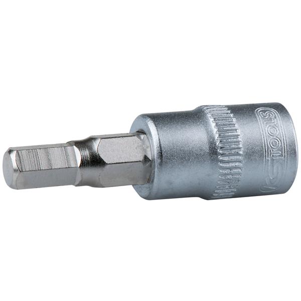 KS-Tools 911.1437 1/4" Bit-Stecknuss Innen6kt 4 mm 