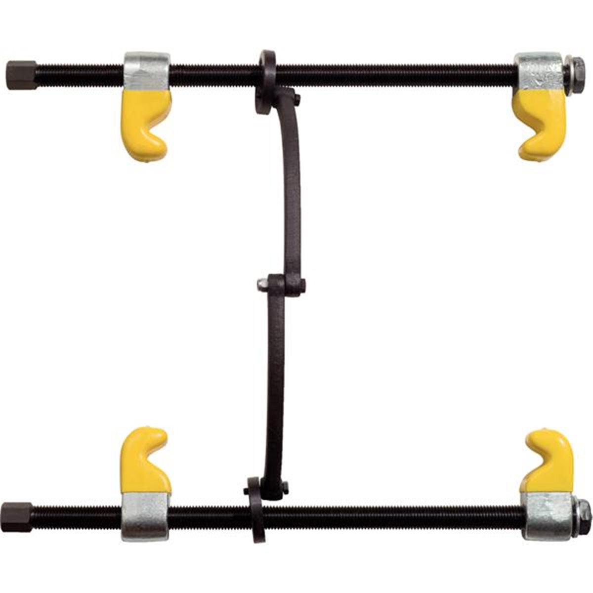 KS-Tools 670.0051 Coil spring compressor with safe ty latch and plastic coated hook, 300mm