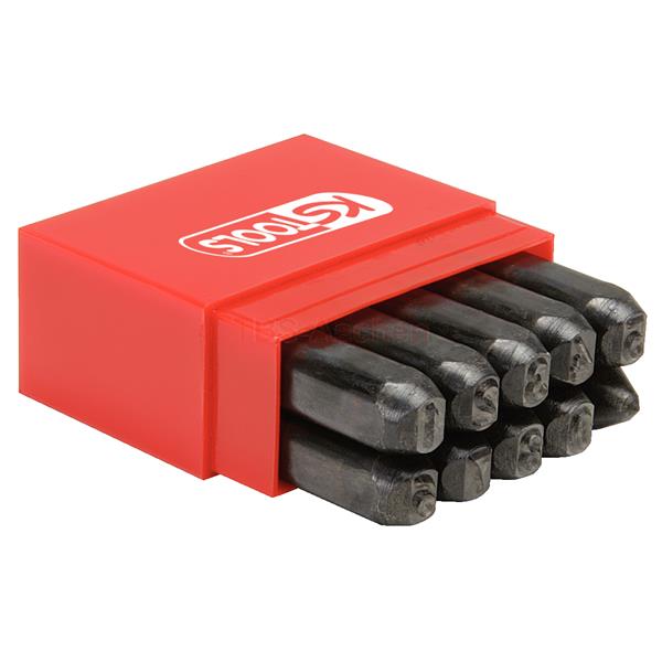 KS-Tools 156.0467 Number stamping set, 10 pcs 
