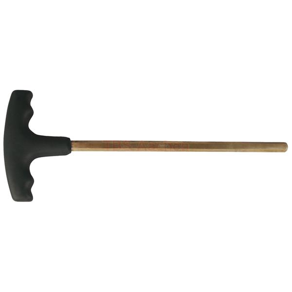 KS-Tools 963.1583 BRONZEplus Innensechskant-Winkel stiftschlüssel mit T-Griff 6 mm lang