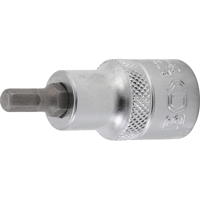 BGS 2732 Bit Socket, length 55 mm, 12.5 mm (1/2") Drive, internal Hexagon 7/32"