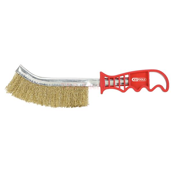KS-Tools 201.2302 Allzweck-Messing-Drahtbürste,250 
