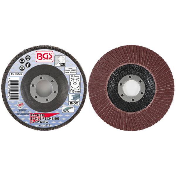 BGS 3972 Flap Disc, Ø 115 mm, K 120 