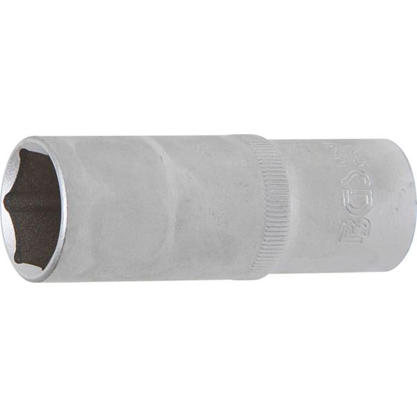 BGS 10561 Socket, Hexagon, deep, 12.5 mm (1/2") Dr ive, 21 mm