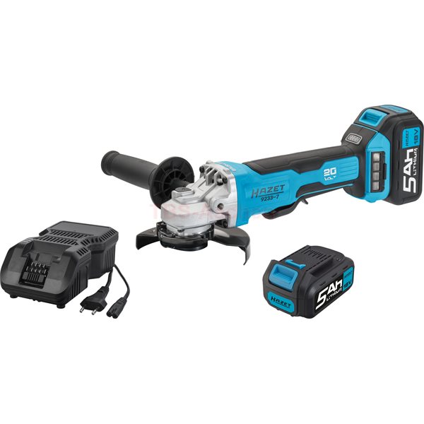 Hazet 9233-7 Cordless right-angle grinder set, 3-piece