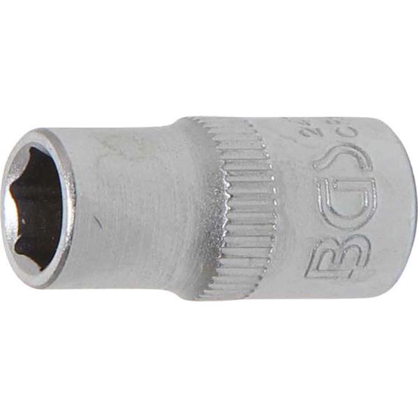 BGS 2479 Socket, Hexagon, 6.3 mm (1/4") Drive, 7 m m