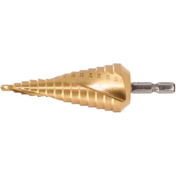 KS-Tools 330.2359 HSS-TiN Stufenbohrer,Ø 6,5-40,5m 