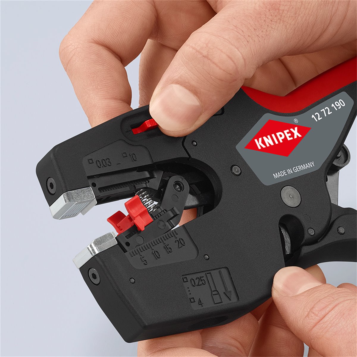 Knipex 12 72 190 NexStrip Multi-Tool with non-slip plastic grips 190 mm