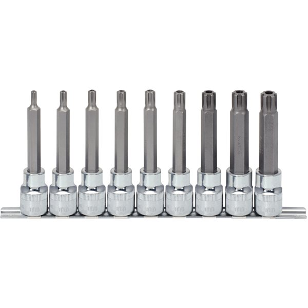 KS-Tools 918.1895 1/2" CHROME+RIBE-Bit-Stecknuss 