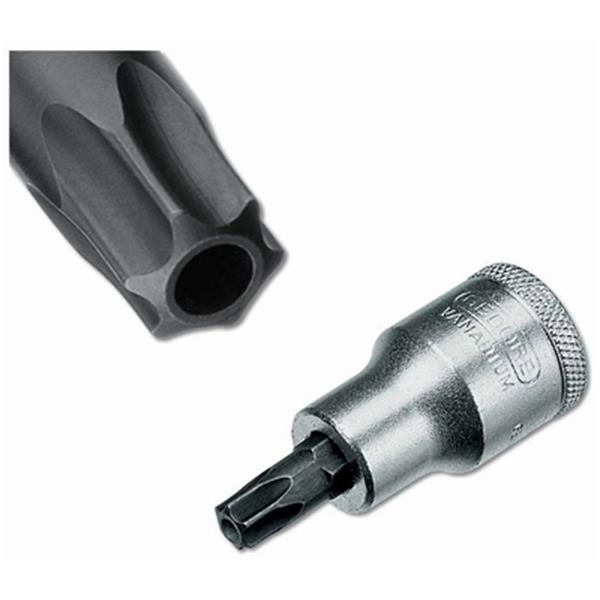 Gedore ITX 19 B T50 Screwdriver bit socket 1/2" TO RX w/pilot T50