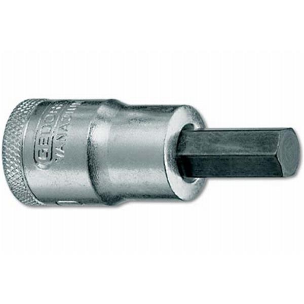Gedore IN 19 6 Screwdriver bit socket 1/2" in-hex 6 mm