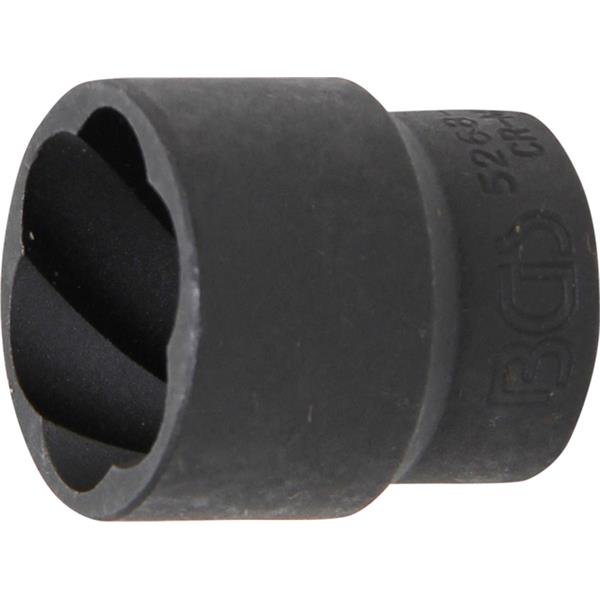 BGS 5268-24 Twist Socket (Spiral Profile) / Screw Extractor, 12.5 mm (1/2") Drive, 24 mm