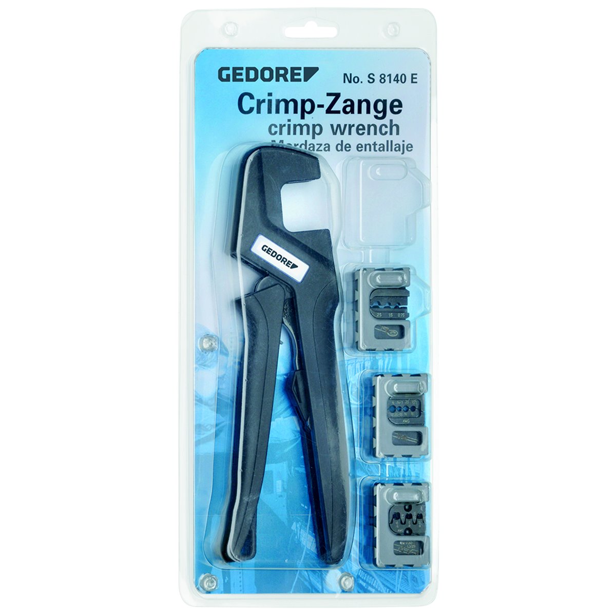 Gedore S 8140 J Crimping pliers set INDUSTRIAL 