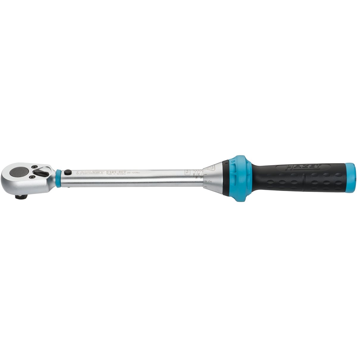 Hazet 5121-3CT Torque wrench 1/2" 20 -120 Nm 